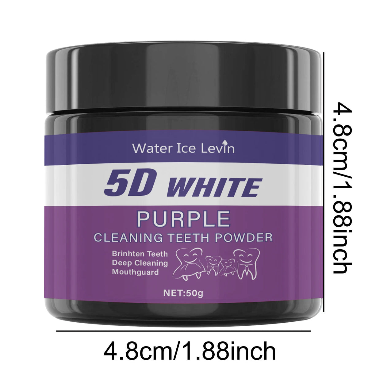 Purple Teeth Whitening Powder