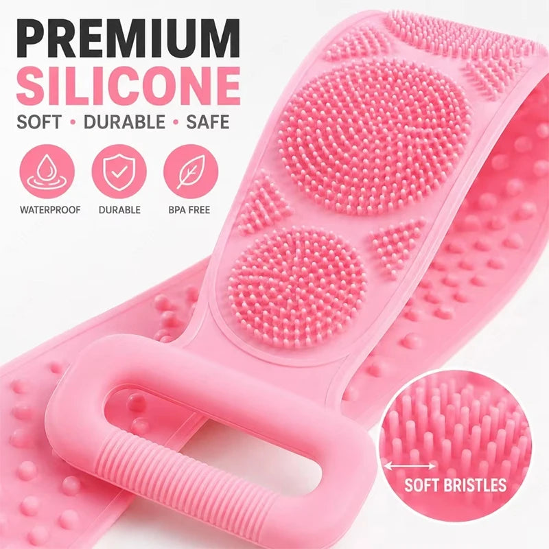 Silicone Back Scrubber & Massage Sponge