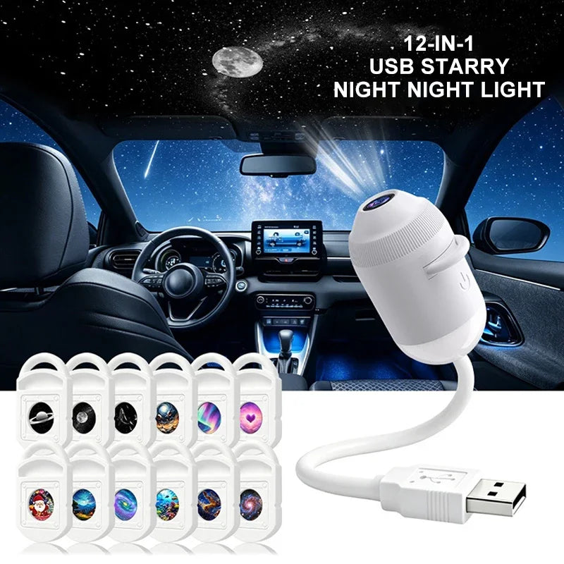 Galaxy Star Projector Night Light
