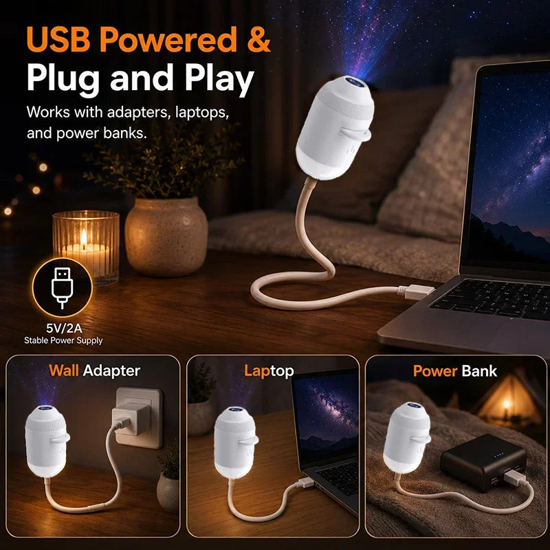 Galaxy Star Projector Night Light