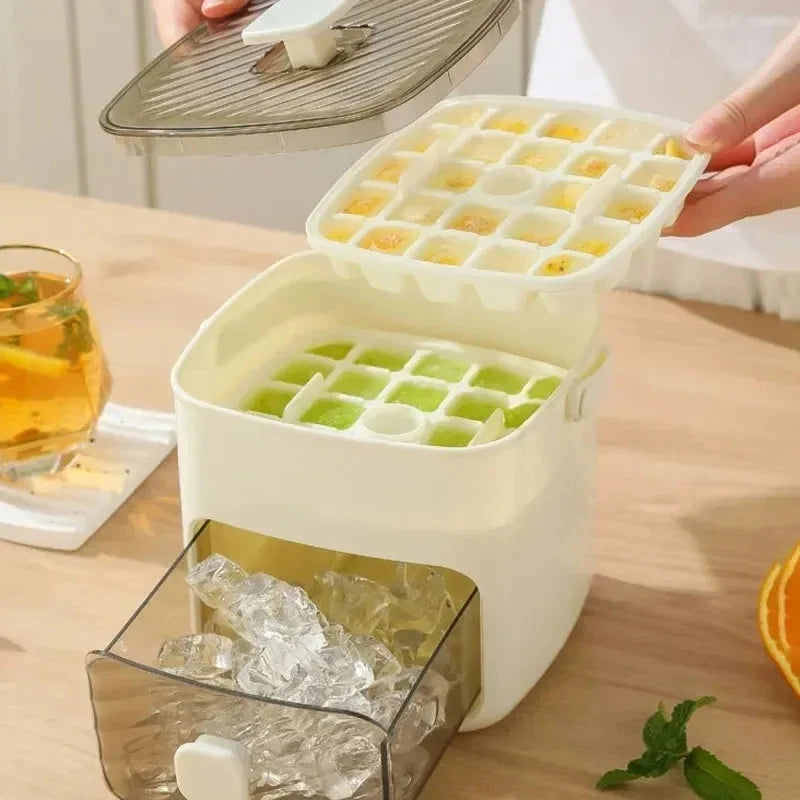 48-Grid Reusable Ice Cube Tray