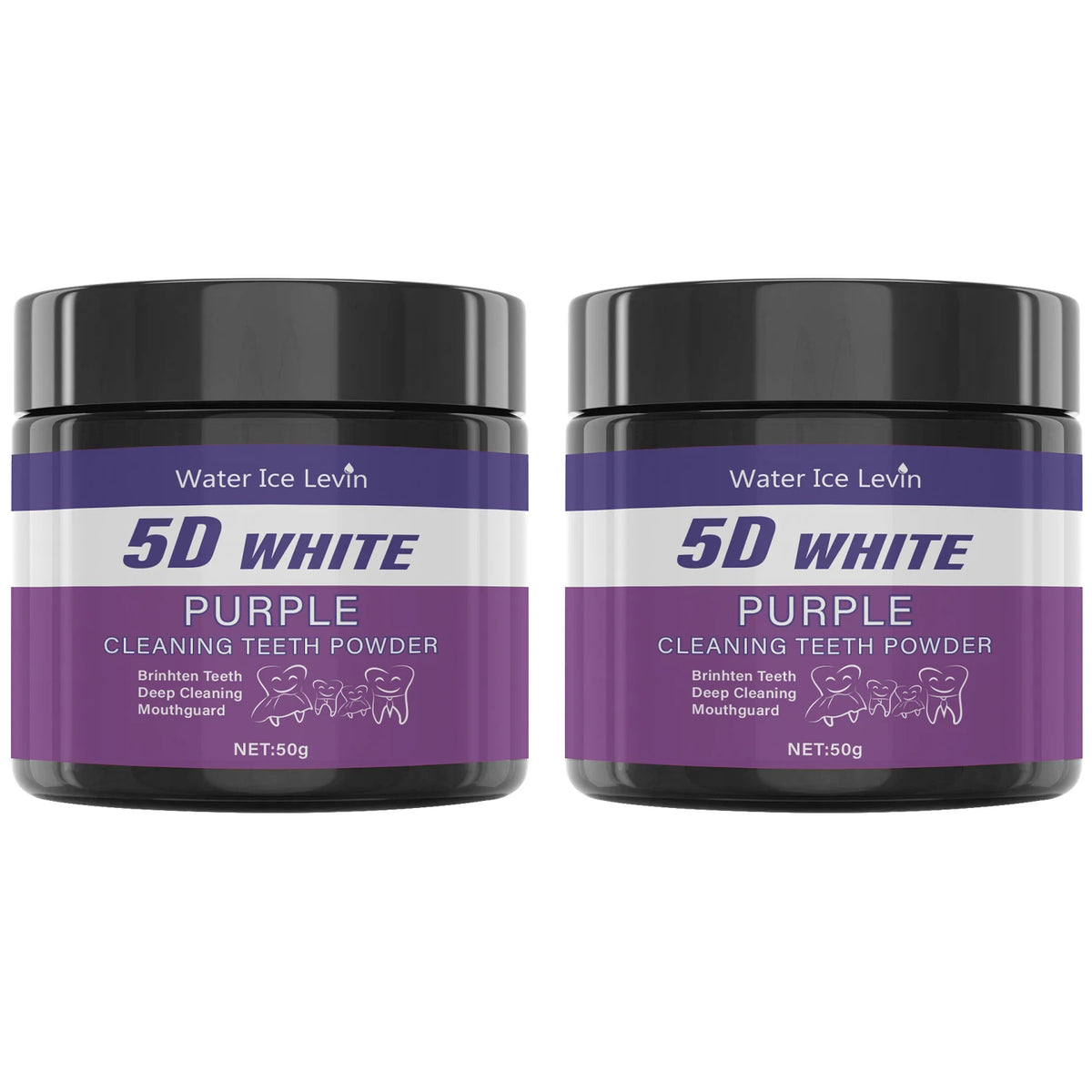 Purple Teeth Whitening Powder