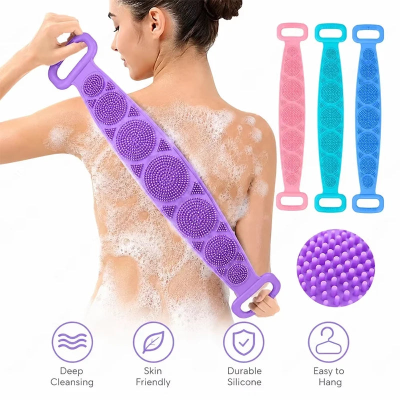 Silicone Back Scrubber & Massage Sponge