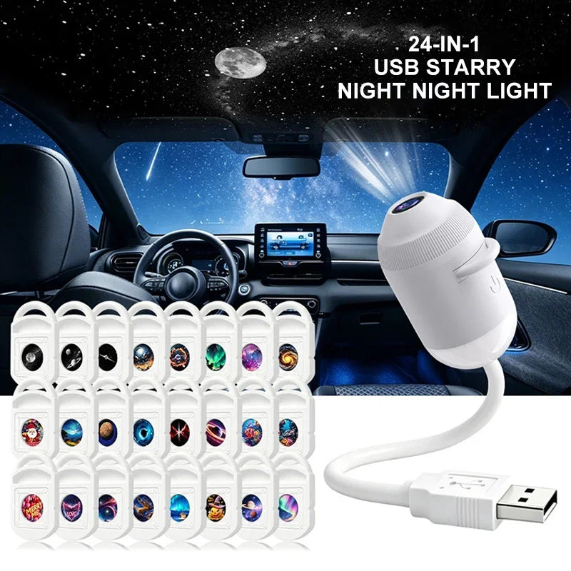 Galaxy Star Projector Night Light
