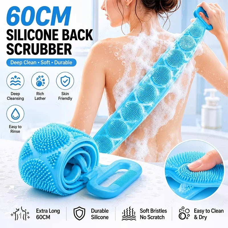 Silicone Back Scrubber & Massage Sponge