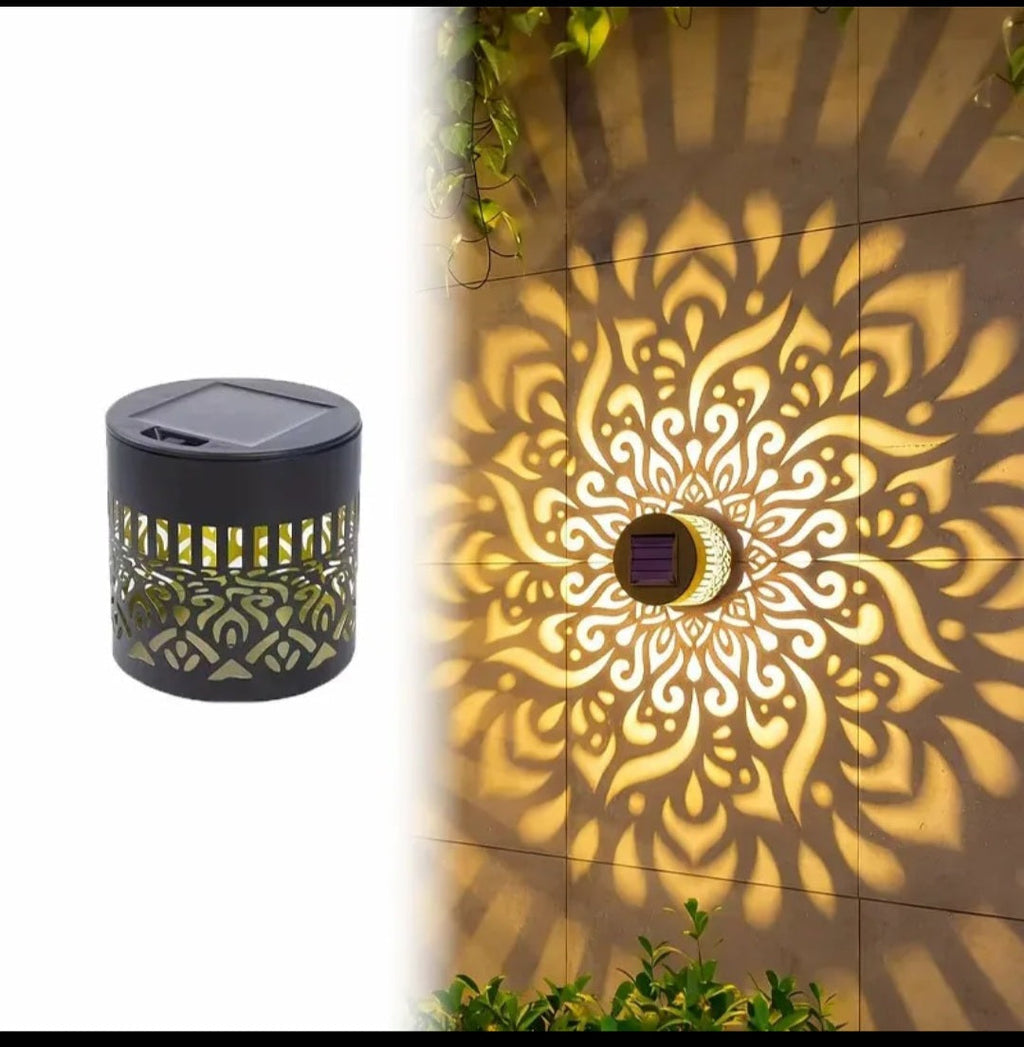 Solar Mandala Light – Set of 10 | Outdoor Decorative Garden Lamp