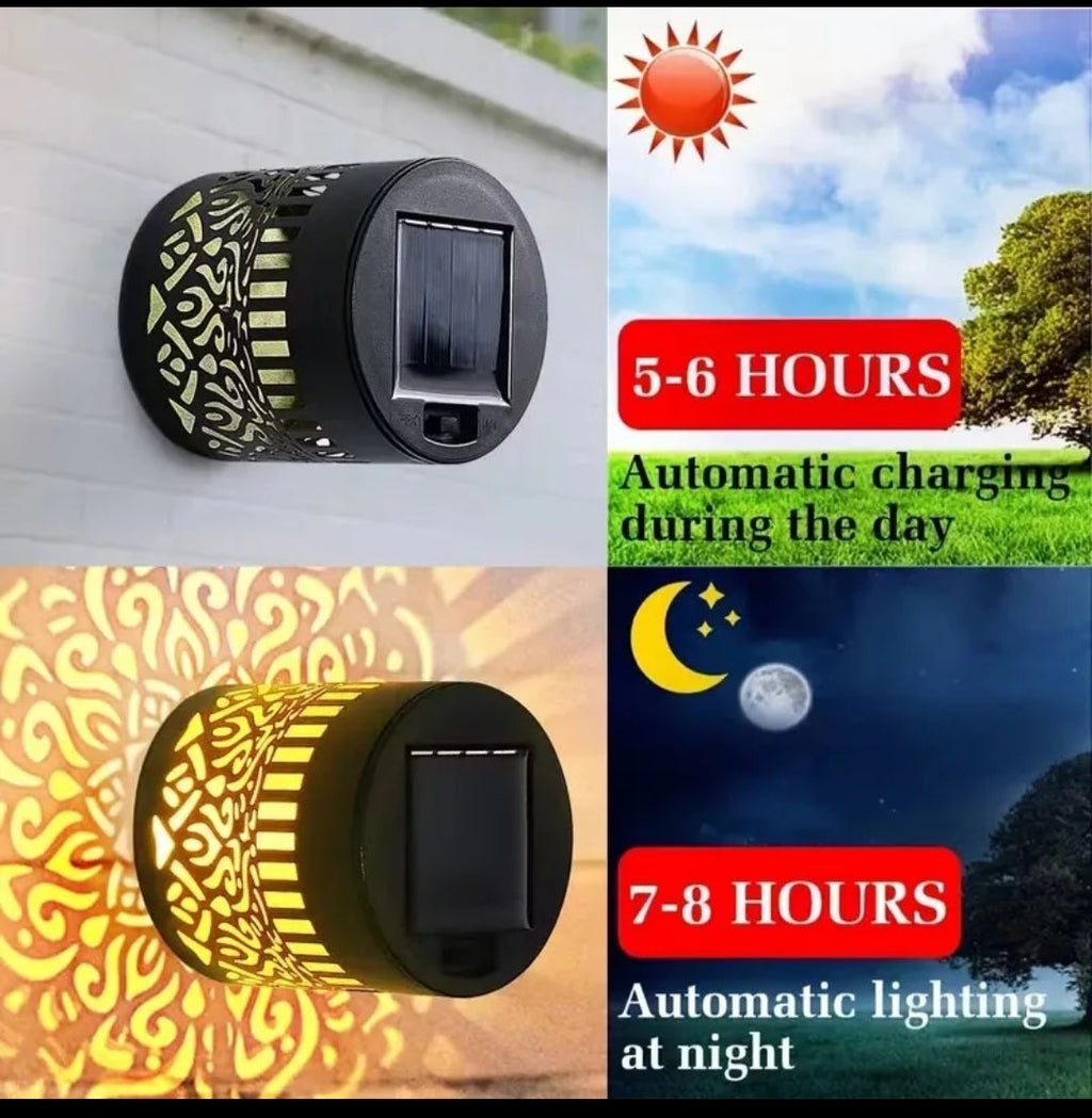 Solar Mandala Light – Set of 10 | Outdoor Decorative Garden Lamp